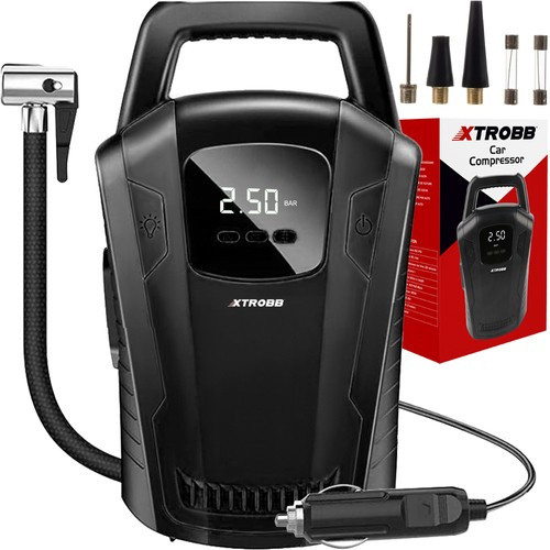 Univerzálny autokompresor s LCD displejom, 12V