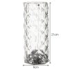 Stolná LED krištáľová lampa svladateľná dotykom, 16 farieb