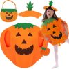 Costum de dovleac de Halloween