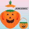 Costum de dovleac de Halloween