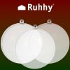 Transparent baubles 12cm set of 10 Ruhhy 22279