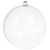 Transparent baubles 12cm set of 10 Ruhhy 22279