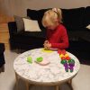 Set de fructe si legume pentru copii intr-un cos