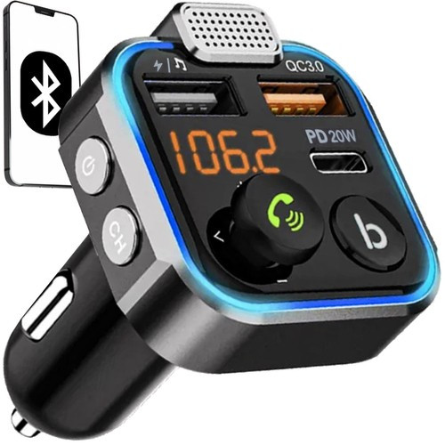 Bluetooth nabíjačka do auta - pre IOS a Android zálička