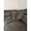 Mäkká, teplá, hrubá deka sivá, 1,6*2 m