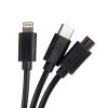 Endoskop - inšpekčná kamera, 2 metre, 6 LED svetiel, microUSB, Lightning na USB-C