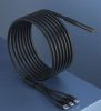 Endoskop - inšpekčná kamera, 2 metre, 6 LED svetiel, microUSB, Lightning na USB-C