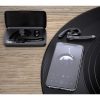 Bezdrôtový bluetooth headset, čierny