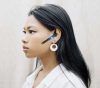 Bezdrôtový bluetooth headset, čierny