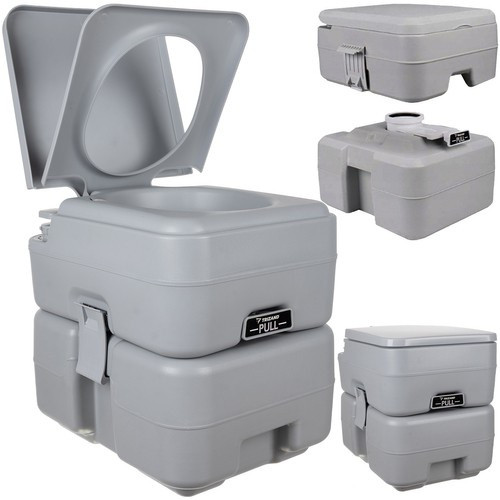 Prenosné vonkajšie kempingové WC, turistické WC, 20 l