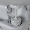 Prenosné vonkajšie kempingové WC, turistické WC, 20 l