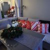 Vianočná dekoratívna obliečka na vankúš, sada 4 ks