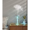 Dekoratívna krištáľová lampa zvlhčovača vzduchu 2 v 1,